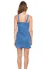 Vestido mini denim botones sold by Shasa