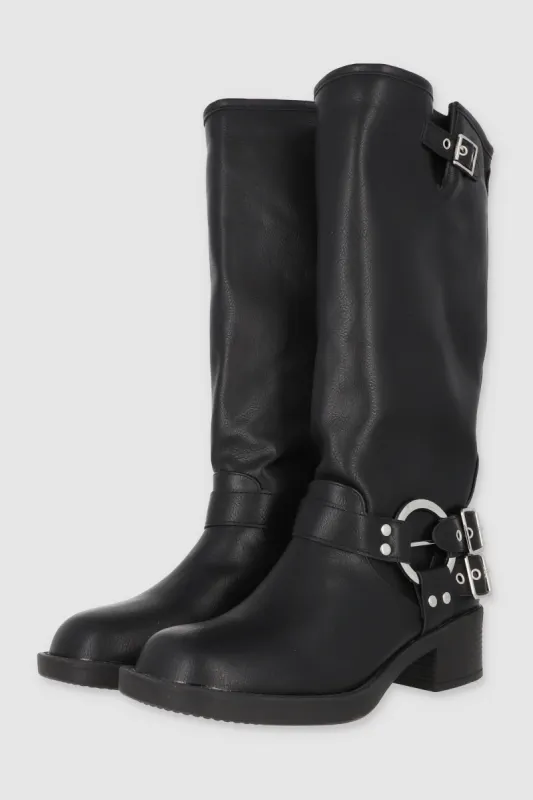 Bota motera hebilla superior sold by Shasa