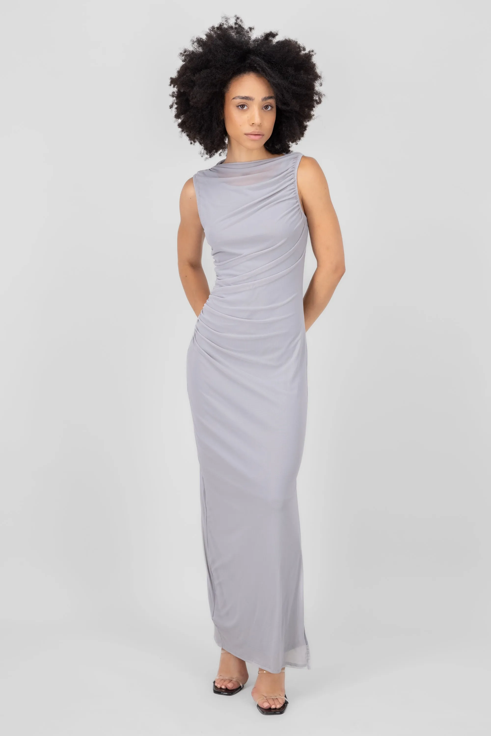 Vestido de mesh liso sold by Shasa