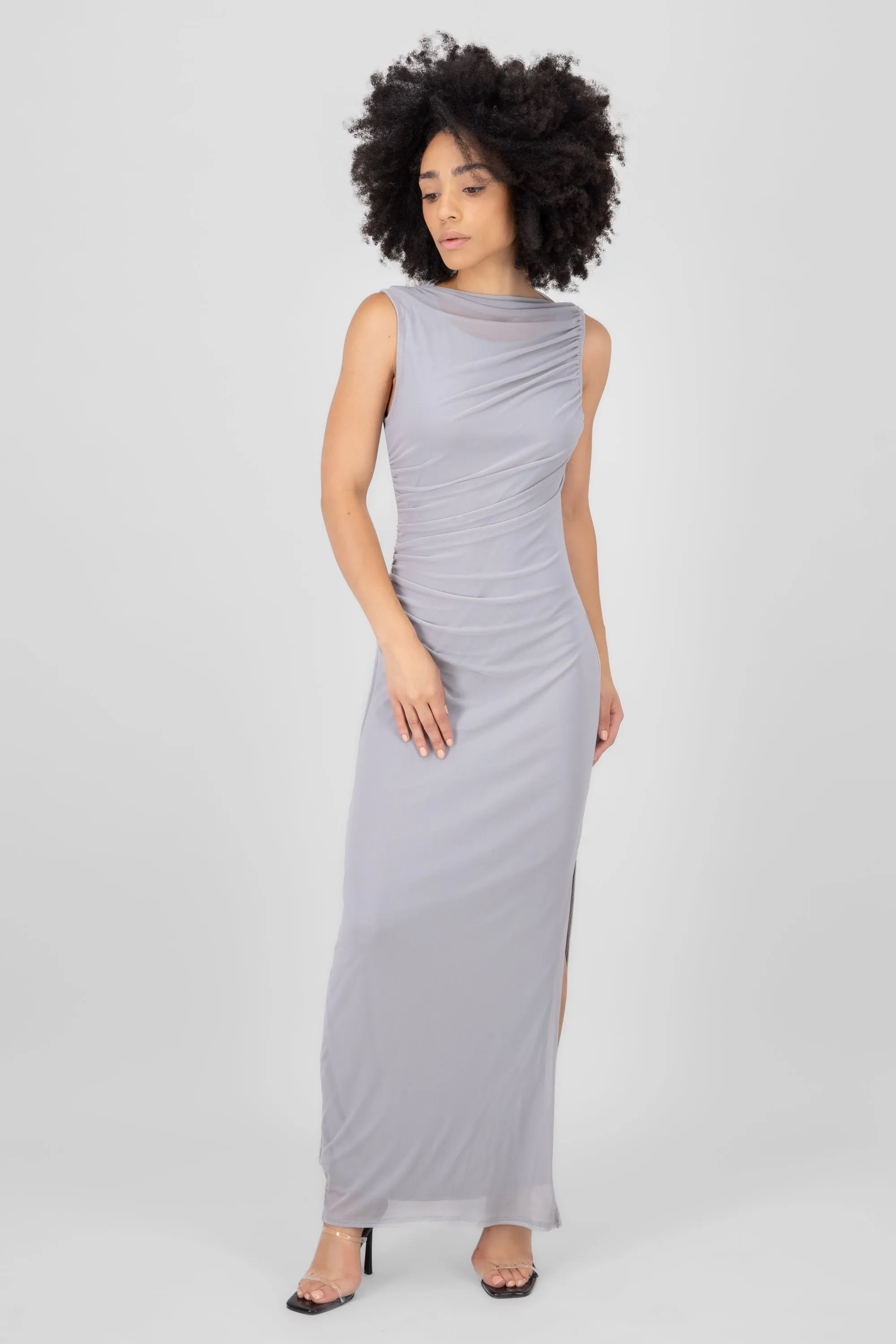 Vestido de mesh liso sold by Shasa product image thumbnail 2