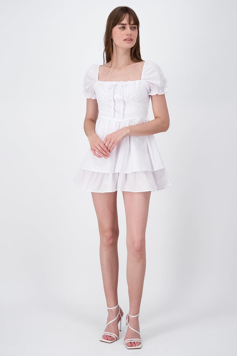 Vestido Mini Olan Manga Corta sold by Shasa