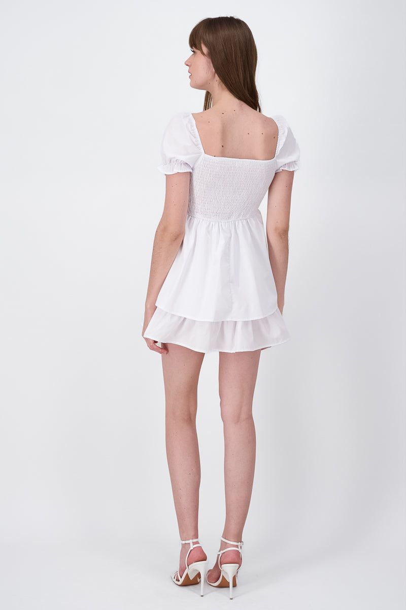 Vestido Mini Olan Manga Corta sold by Shasa product image thumbnail 4