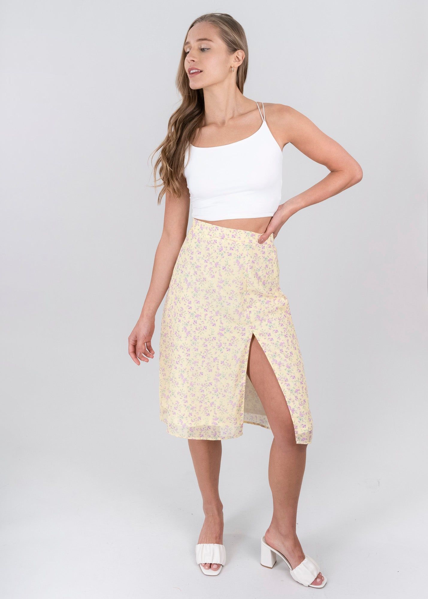 Falda midi flores sold by Shasa product image thumbnail 5