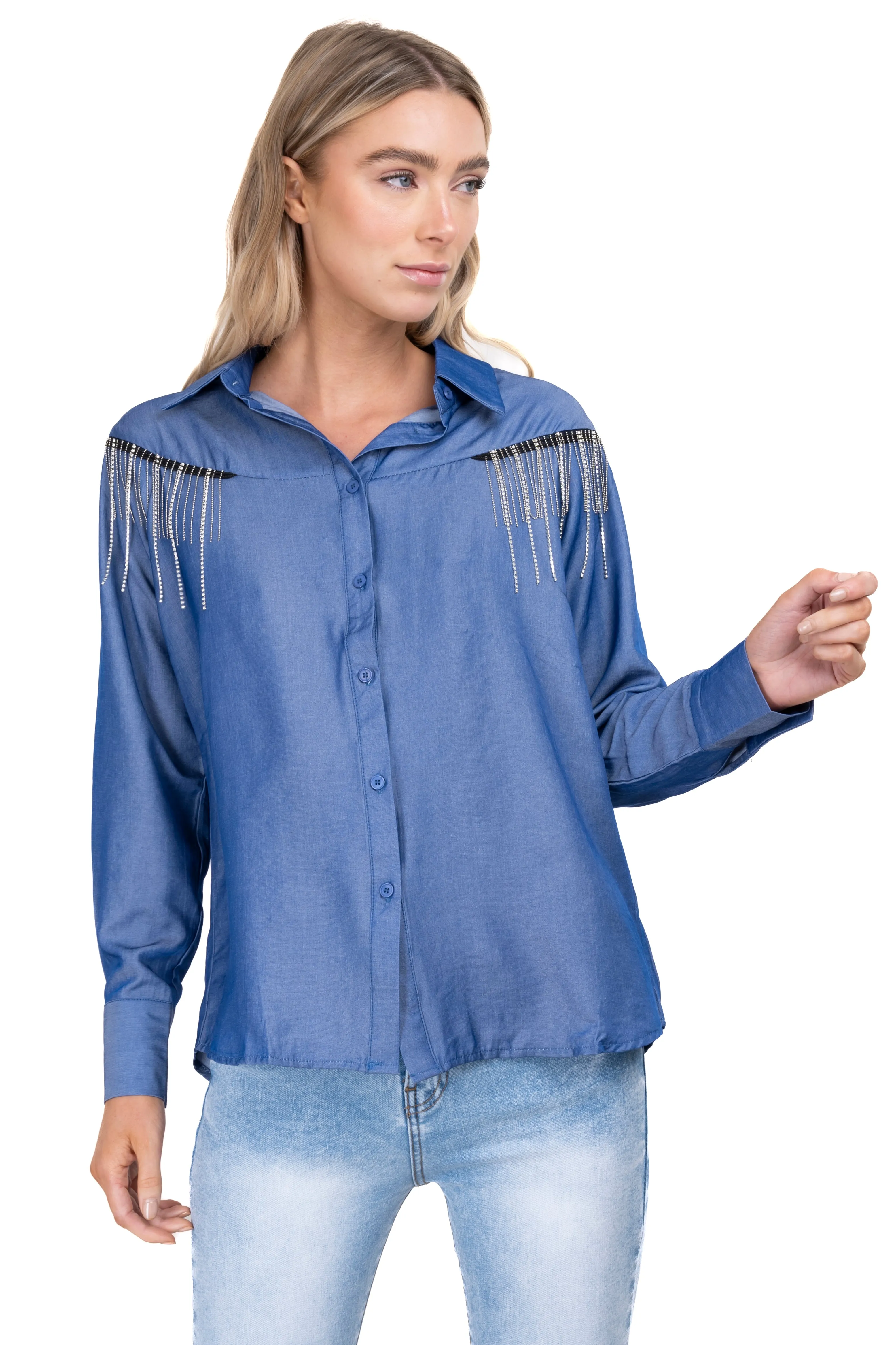 Camisa brillos sold by Shasa