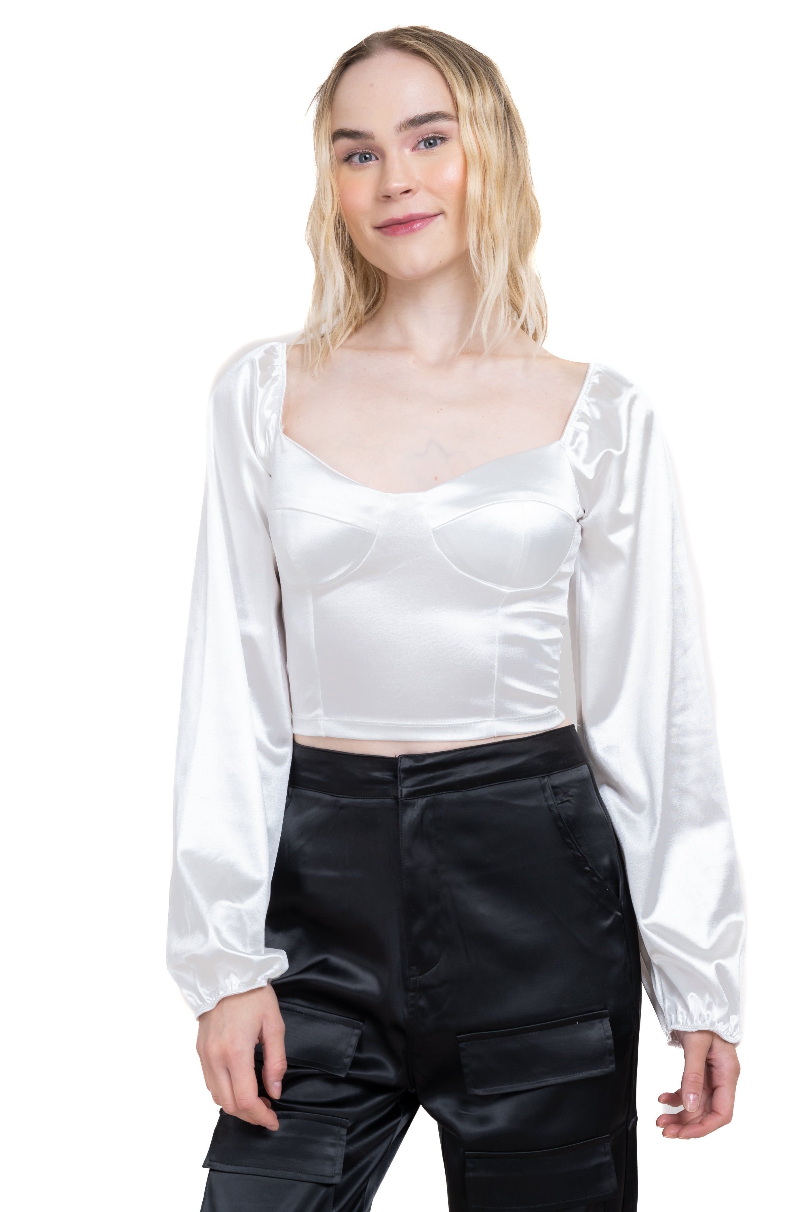 Blusa bustier satín sold by Shasa product image thumbnail 2