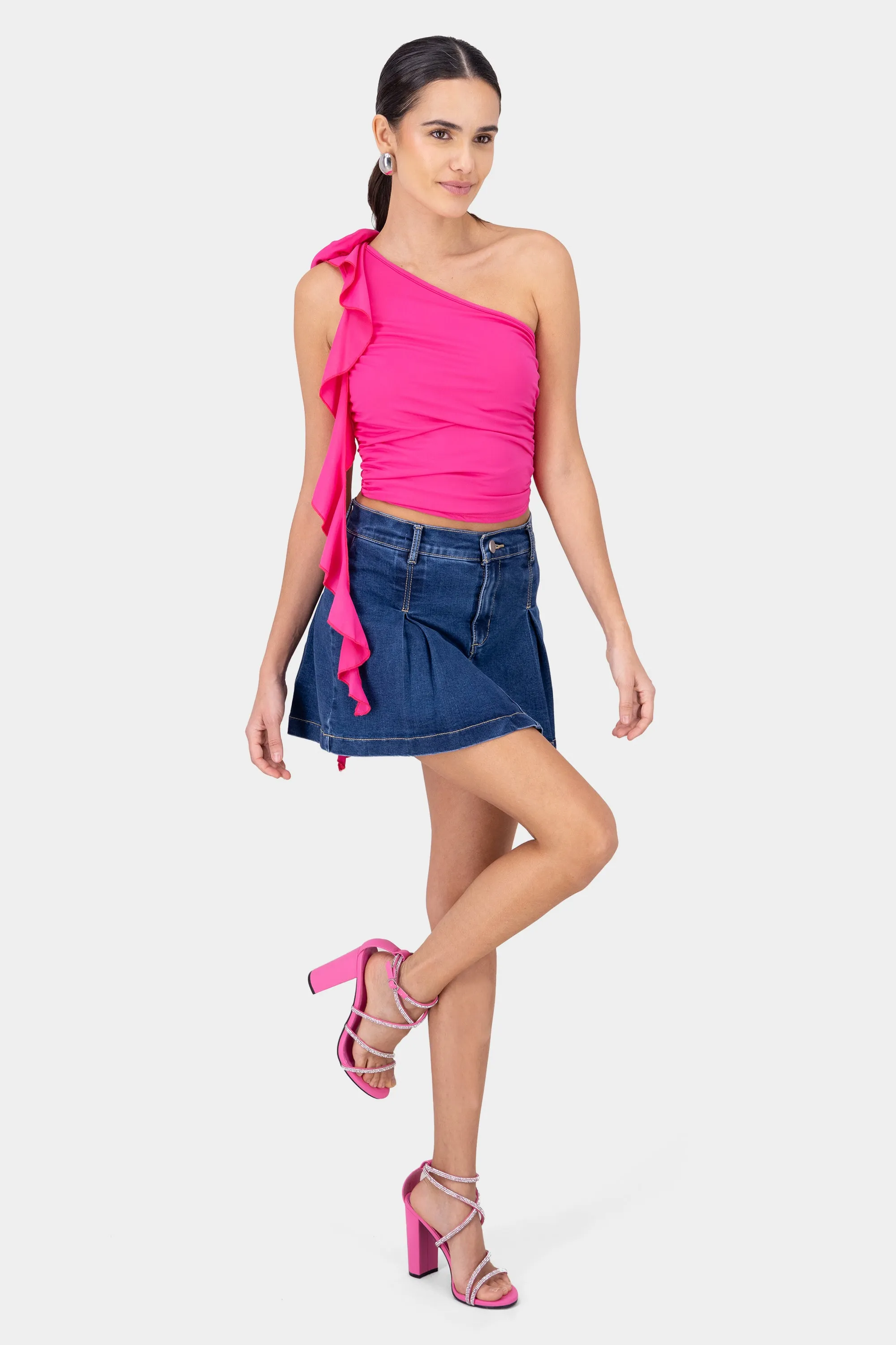 Falda Short Tableada sold by Shasa