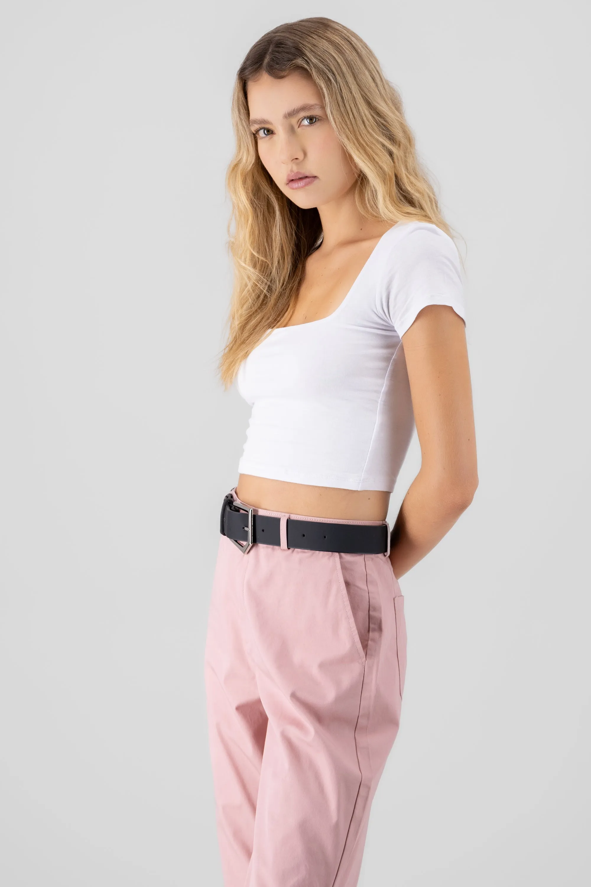 Top escote cuadrado doble tela sold by Shasa product image thumbnail 3