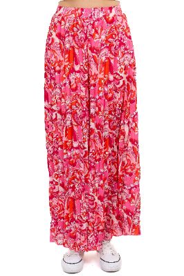 Pantalón amplio plisado tribal sold by Shasa