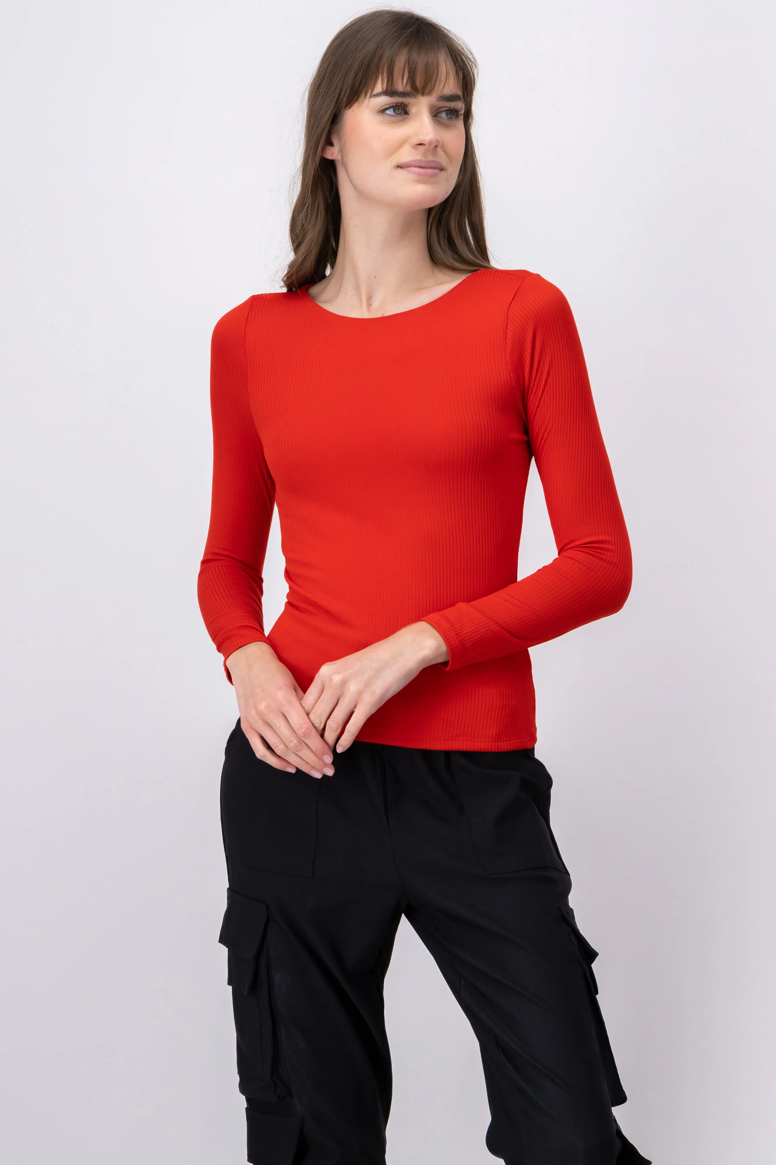 Top doble tejido manga larga sold by Shasa