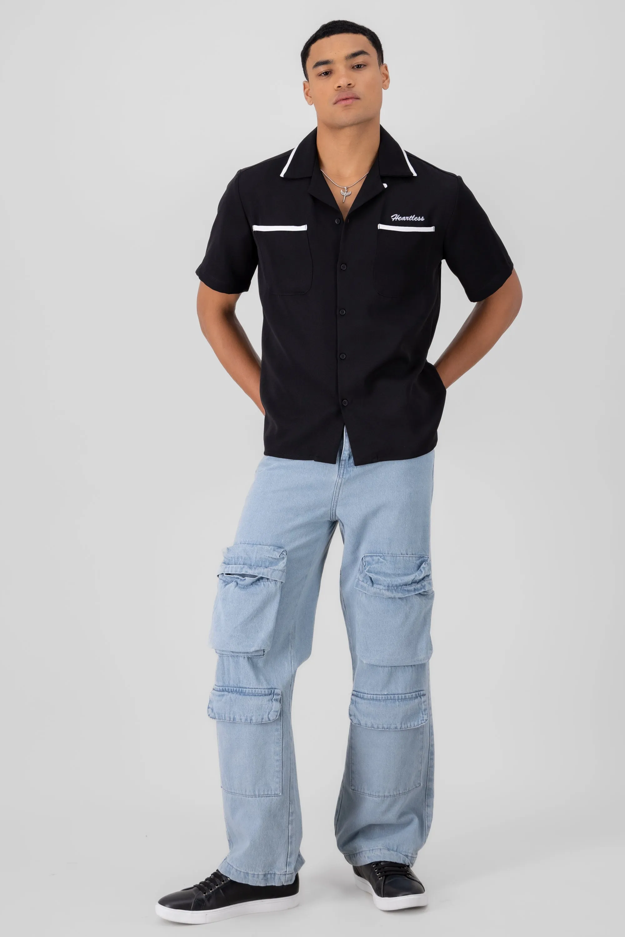 Jeans super camo bleached sold by Shasa