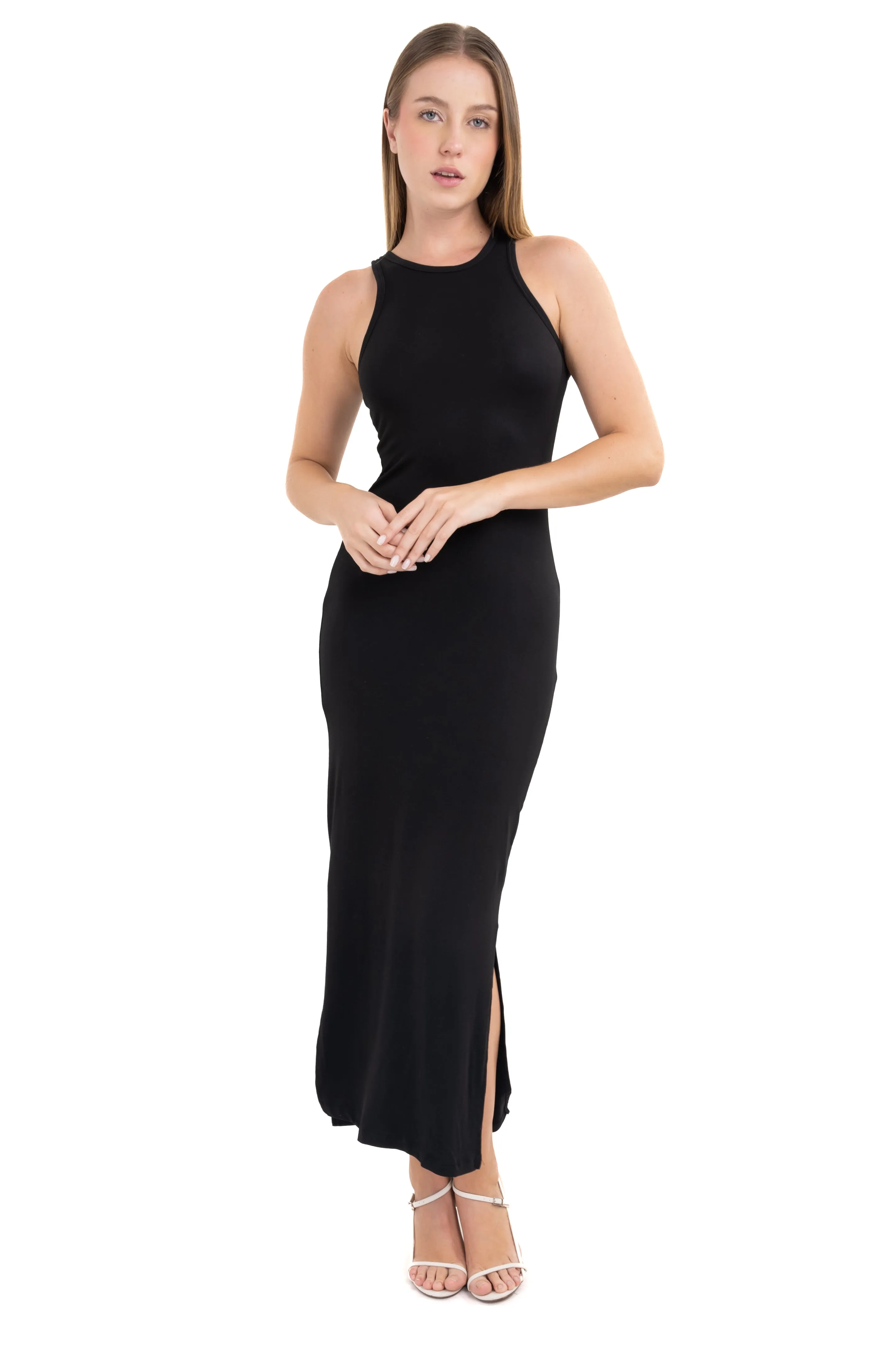Vestido maxi abertura liso sold by Shasa product image thumbnail 2