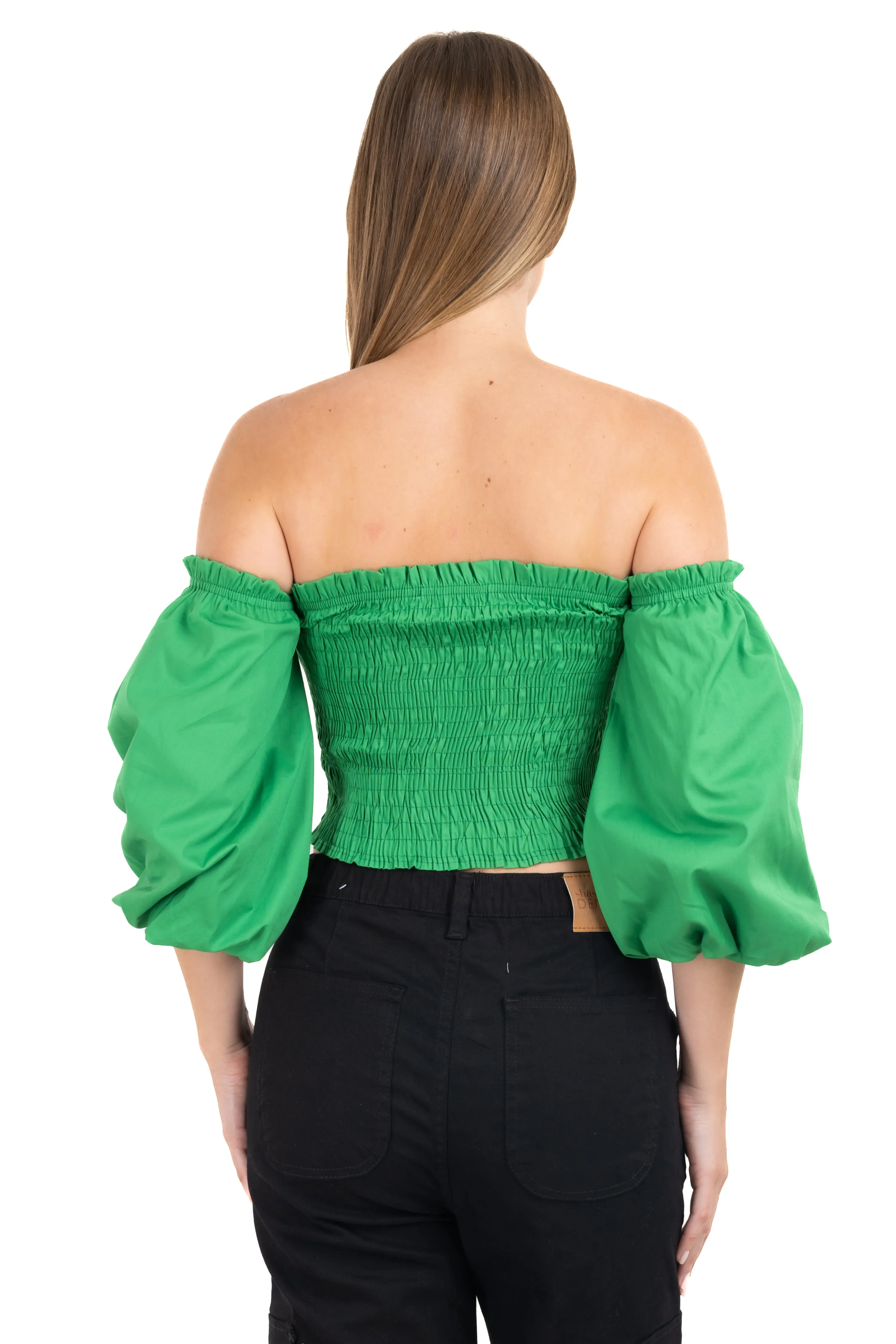 Top crop plisado elástico sold by Shasa product image thumbnail 4