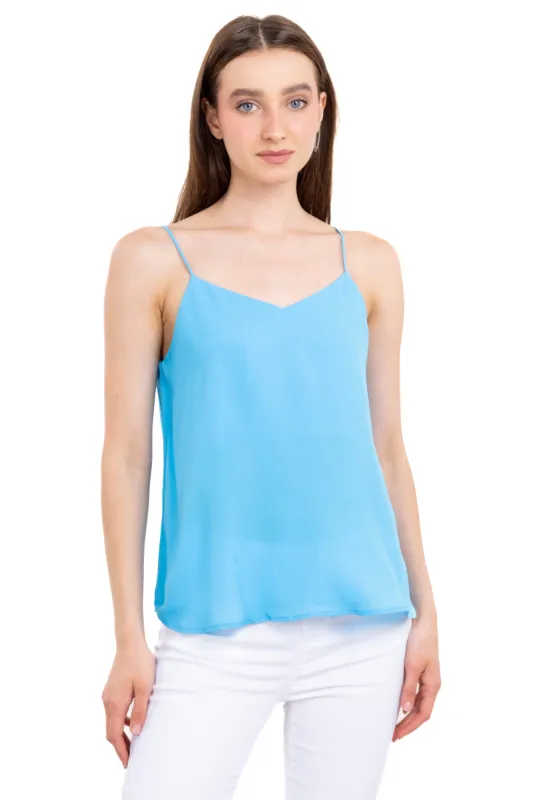 Blusa tirantes delgados lisa sold by Shasa