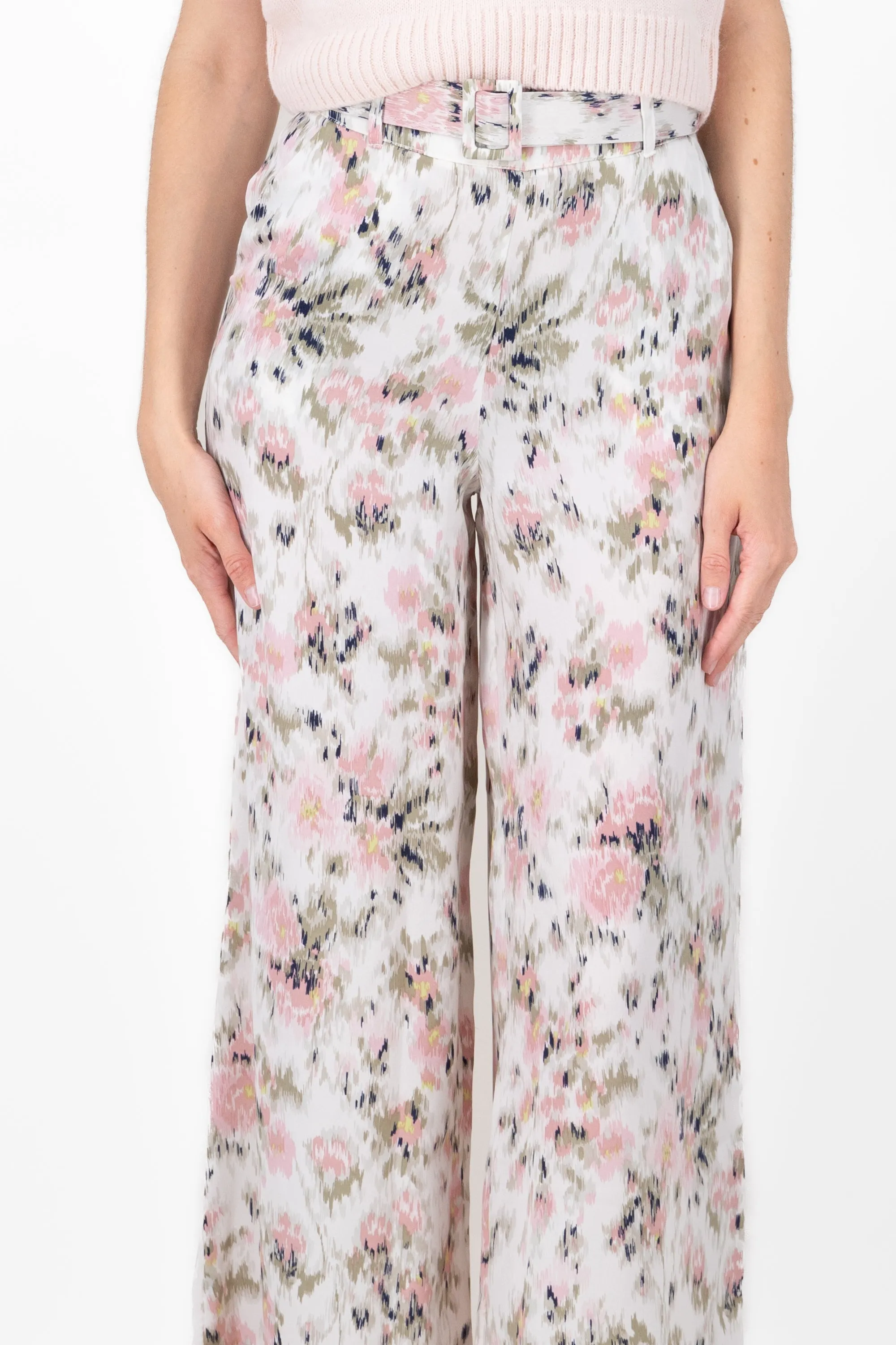 Pantalon satinado estampado floral Hypsters sold by Shasa product image thumbnail 5