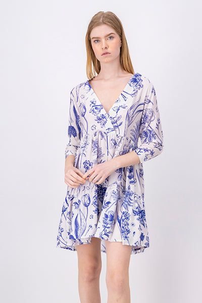 Vestido mini manga larga cruzado sold by Shasa product image thumbnail 2