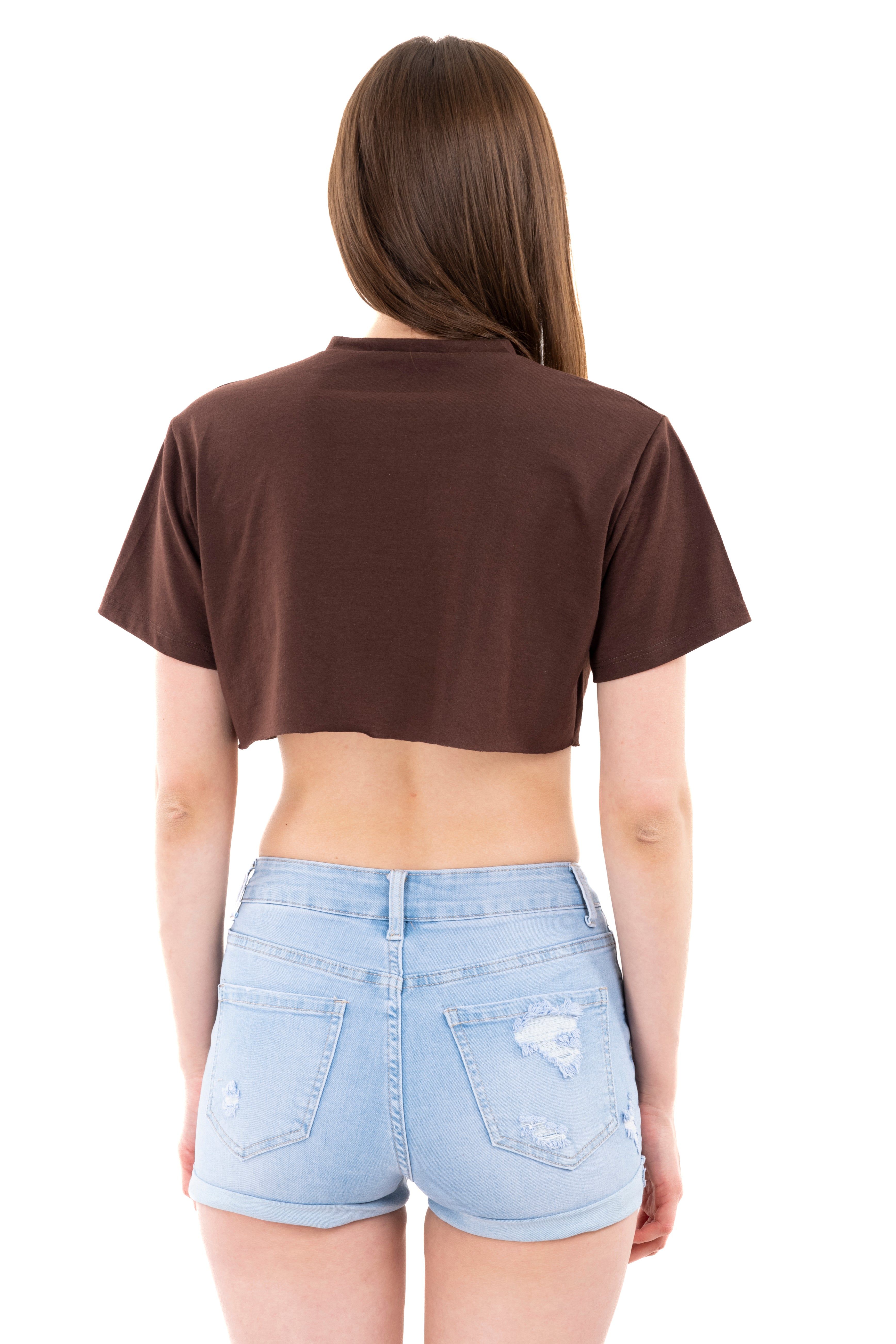 Top crop amplio manga corta sold by Shasa product image thumbnail 4