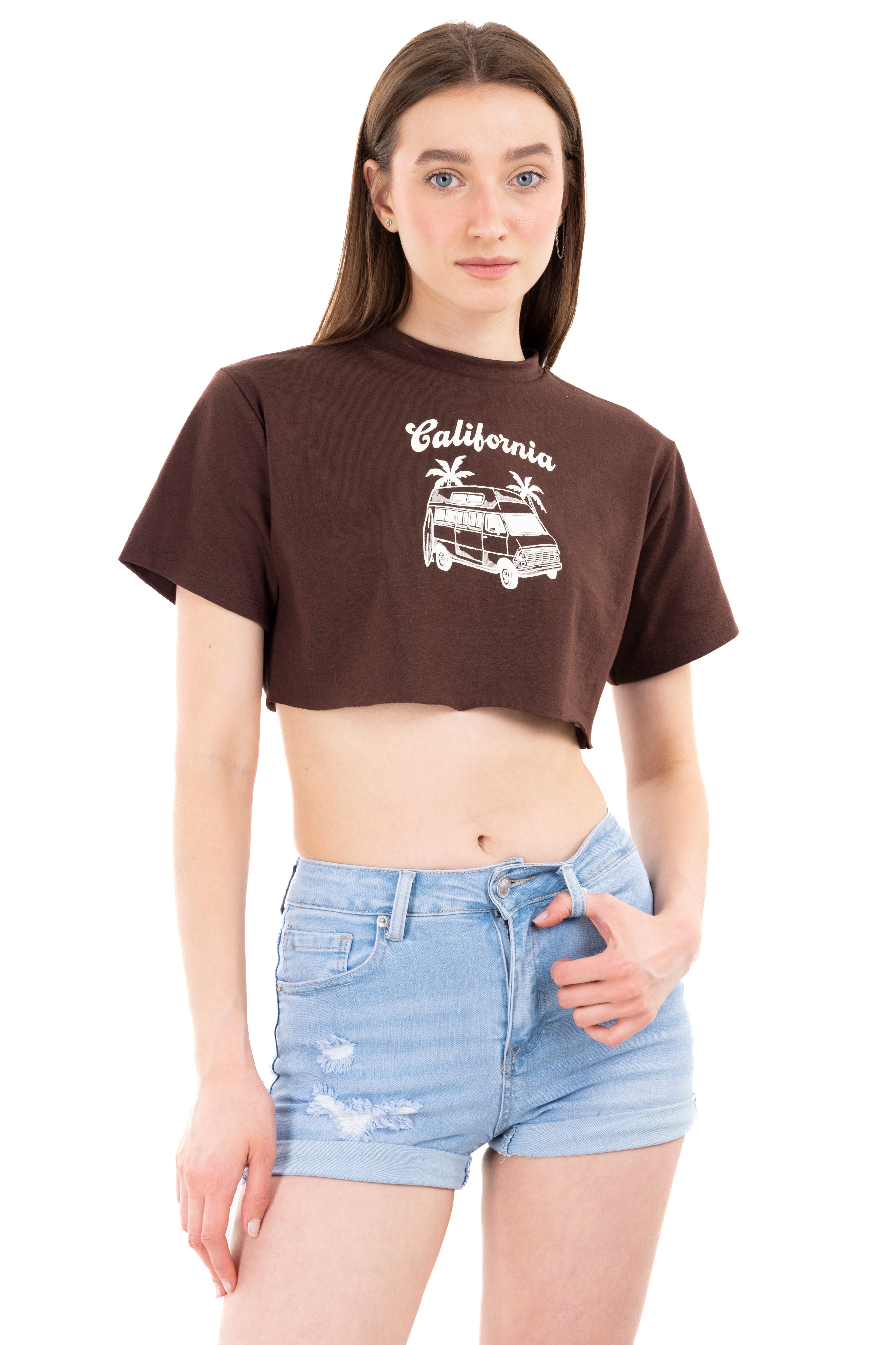 Top crop amplio manga corta sold by Shasa product image thumbnail 5