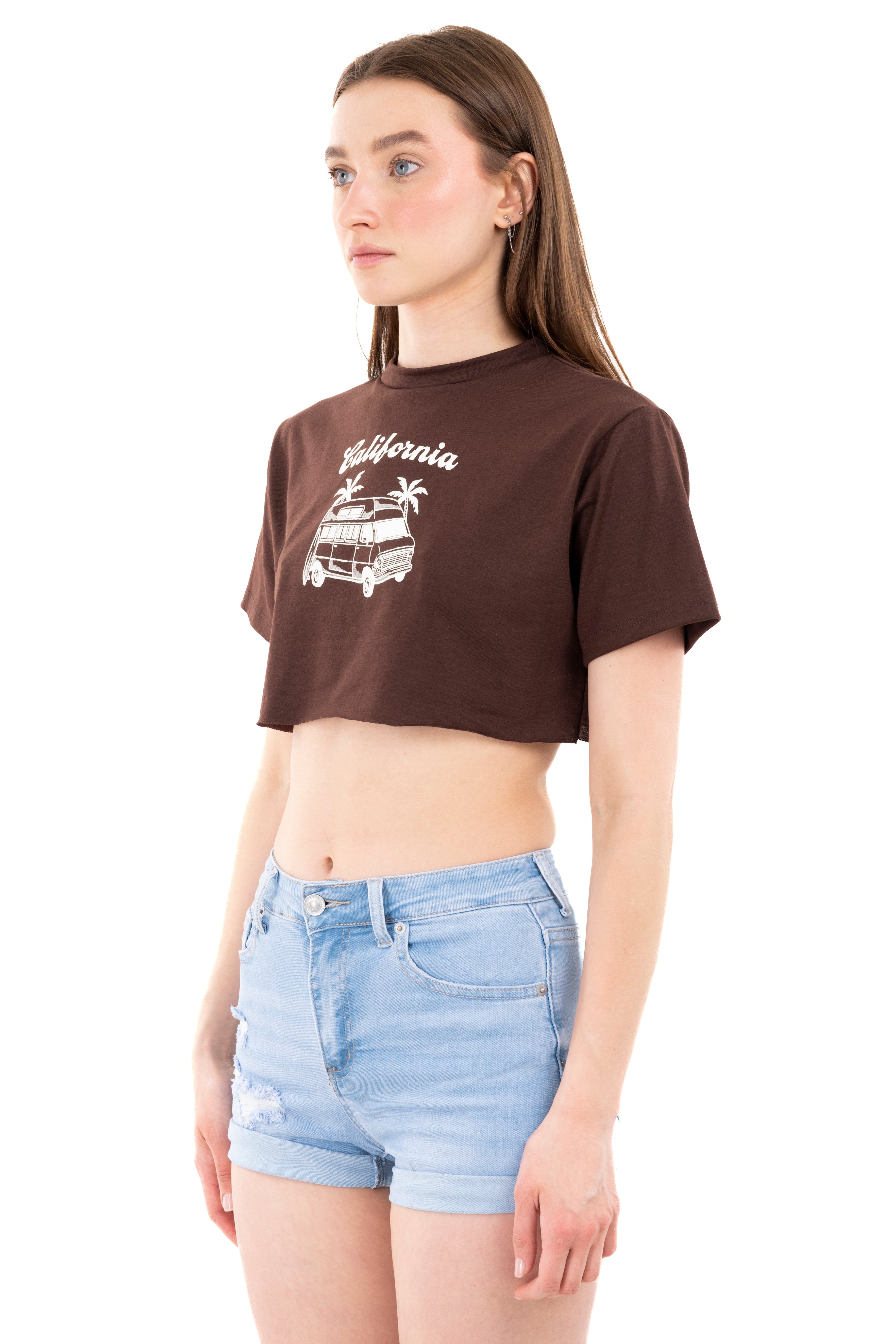 Top crop amplio manga corta sold by Shasa product image thumbnail 3