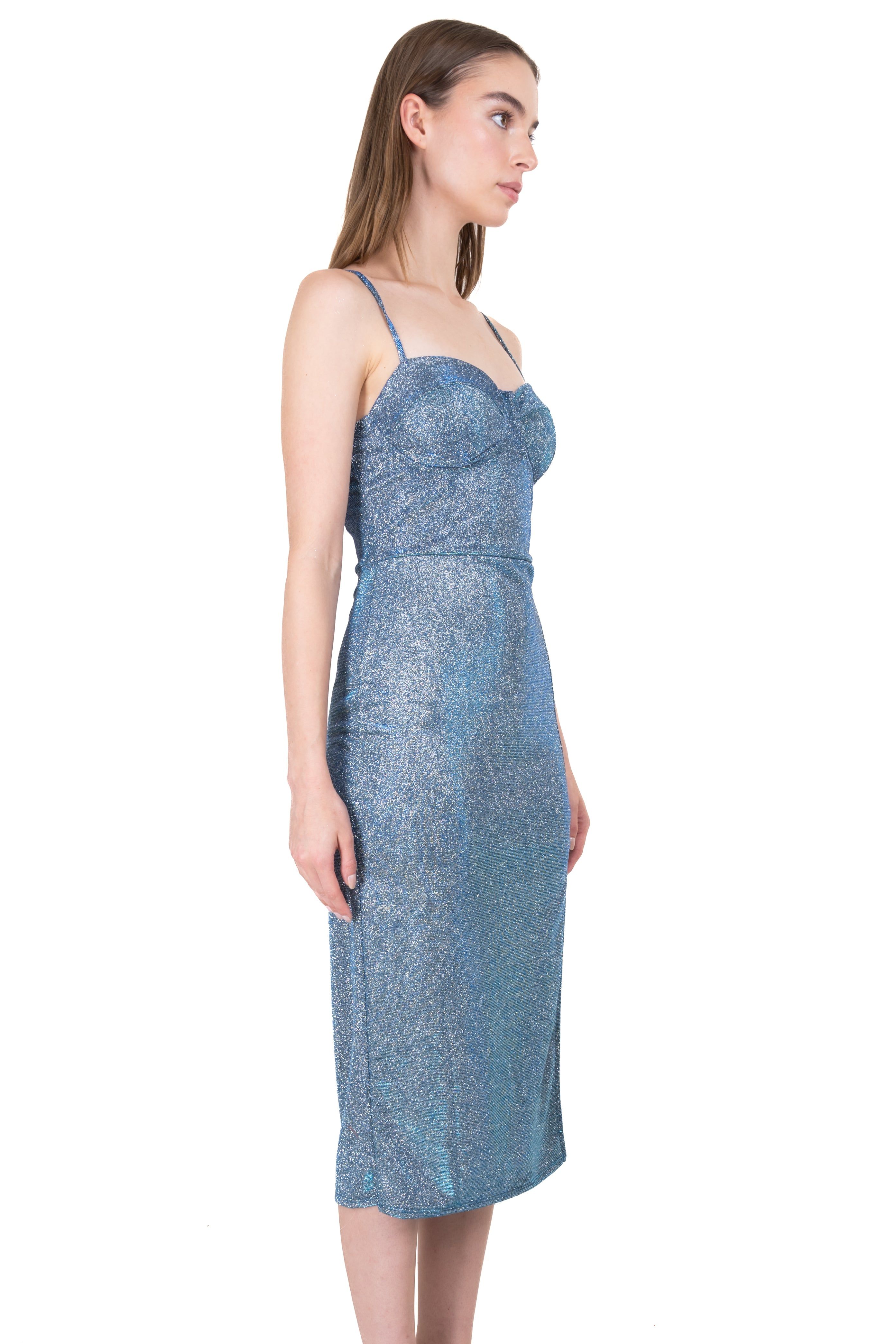 Vestido midi brillos tornasol sold by Shasa product image thumbnail 3
