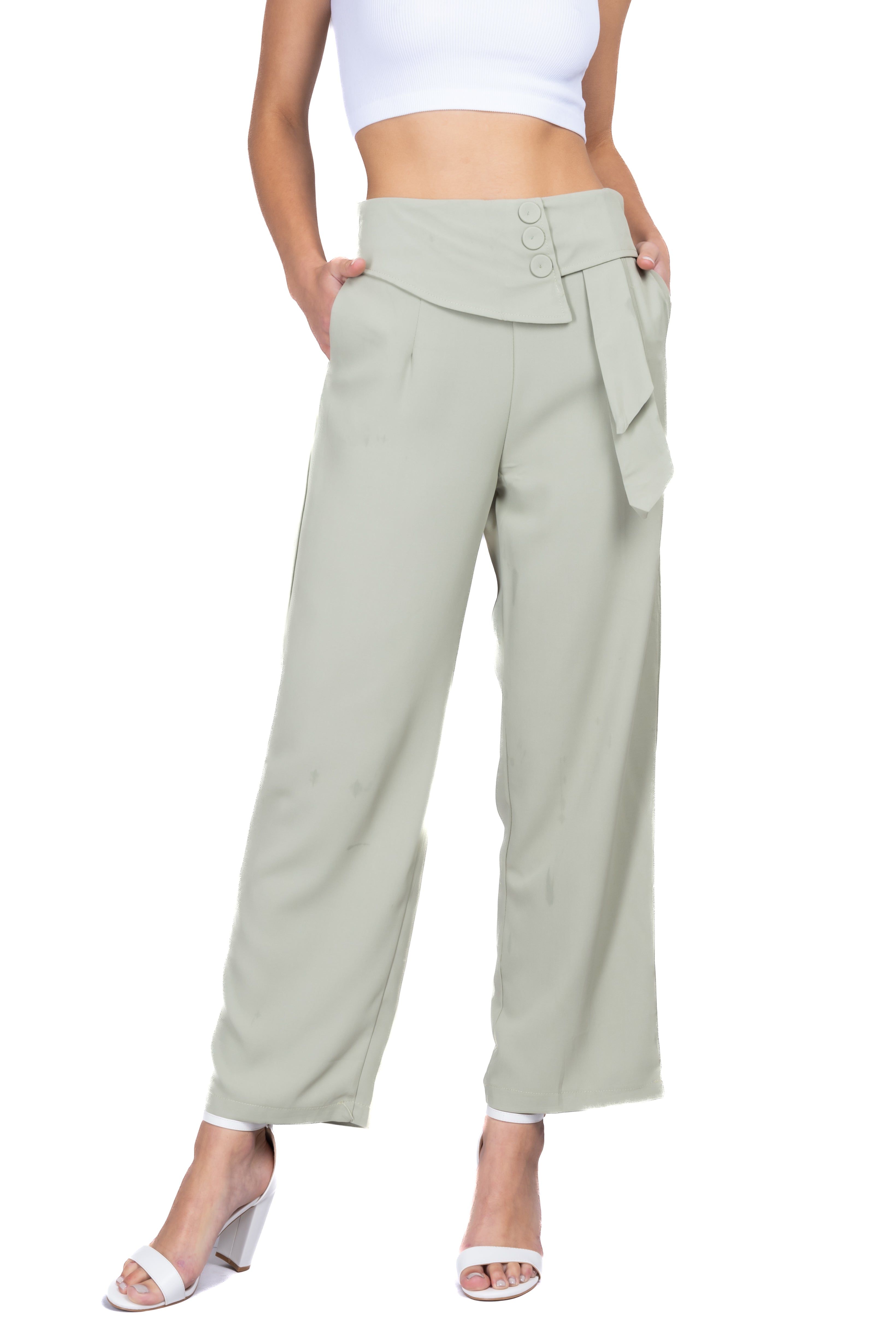 Pantalón rectos pretina botones sold by Shasa product image thumbnail 2