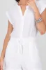 Romper manga corta lino sold by Shasa