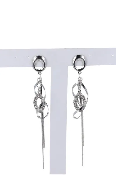 Aretes remolino brillos sold by Shasa