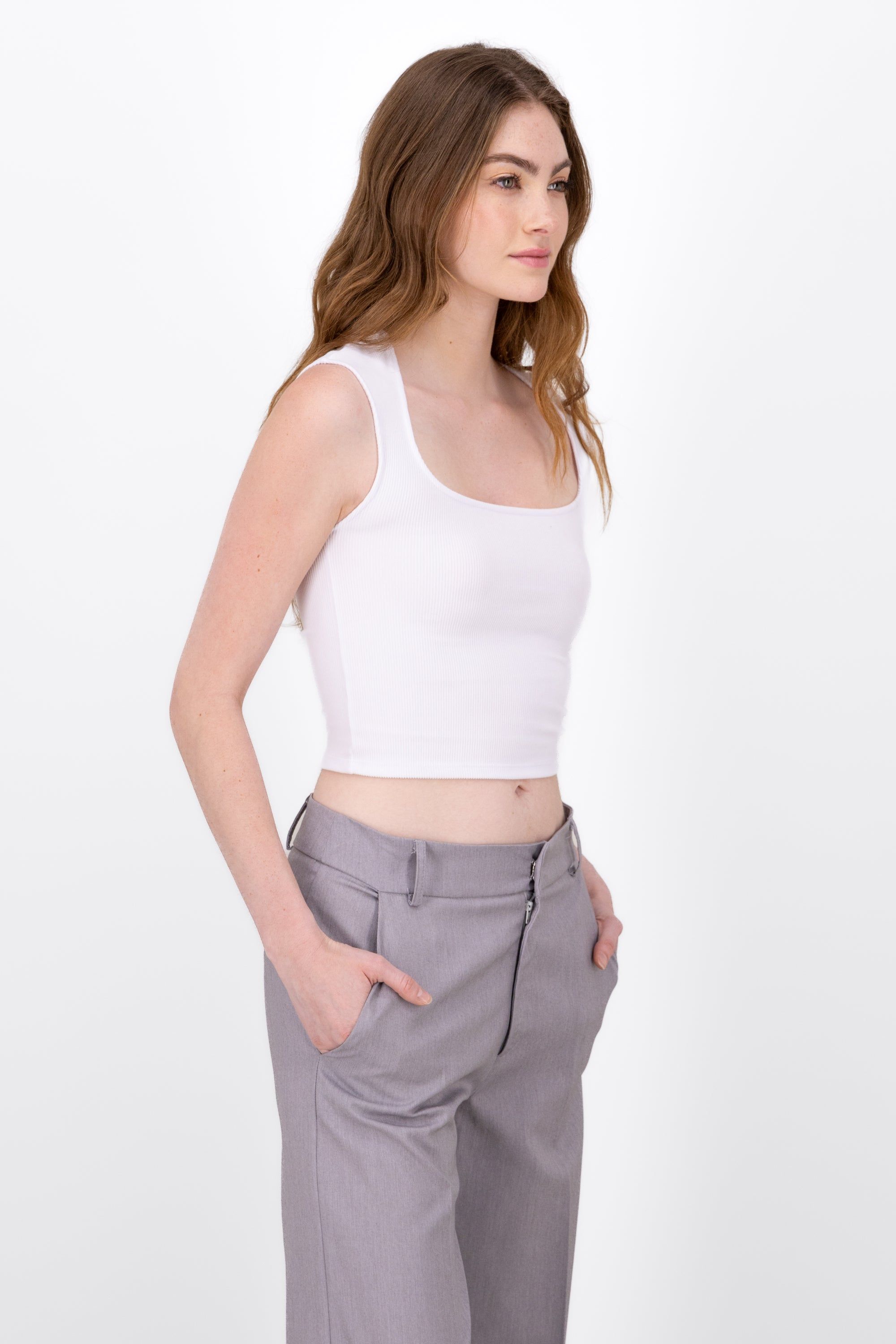 Top De Rib Con Escote Cuadrado sold by Shasa product image thumbnail 3