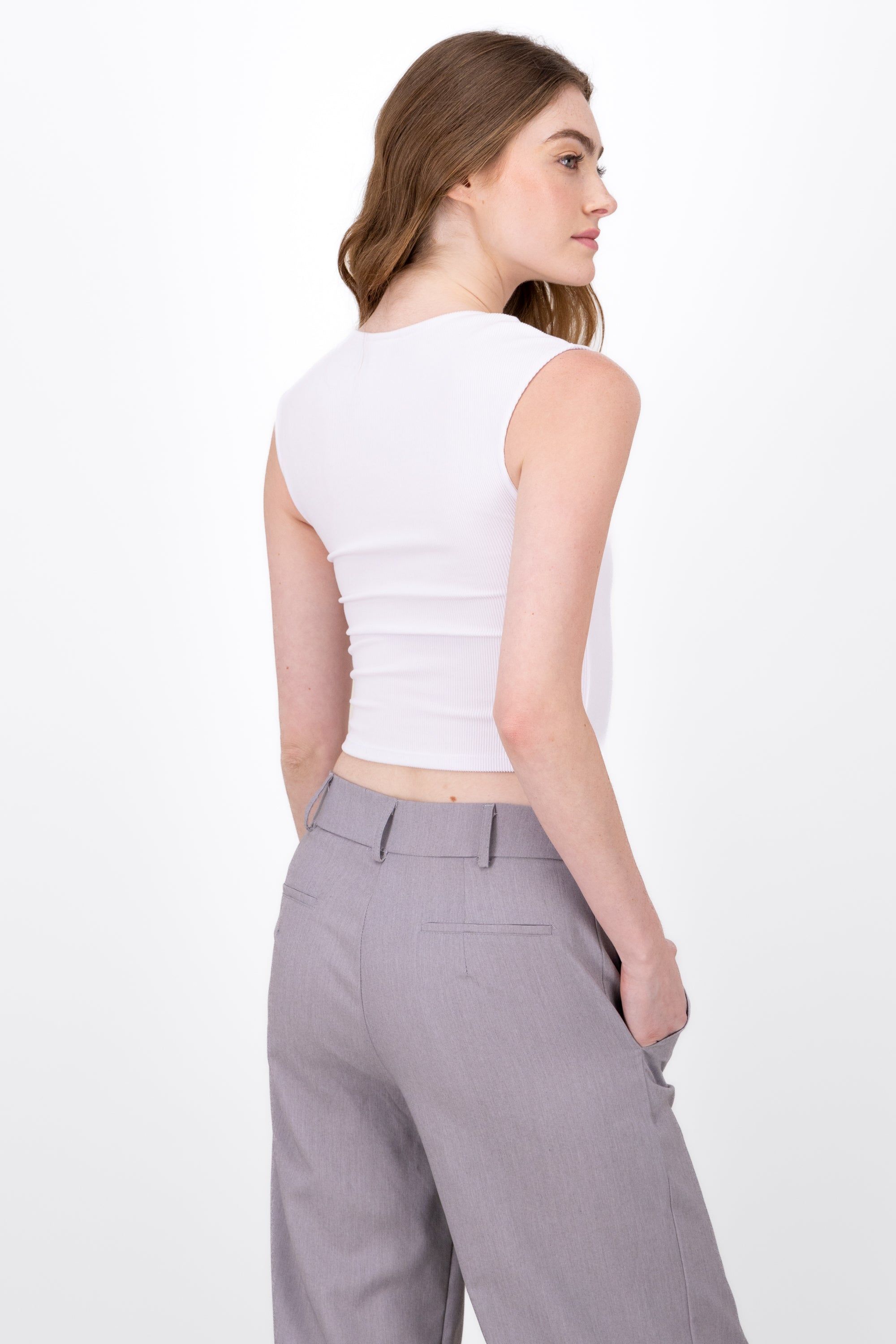 Top De Rib Con Escote Cuadrado sold by Shasa product image thumbnail 4