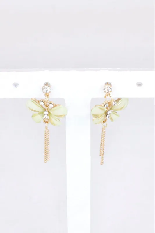 Aretes Mariposa Cristal sold by Shasa