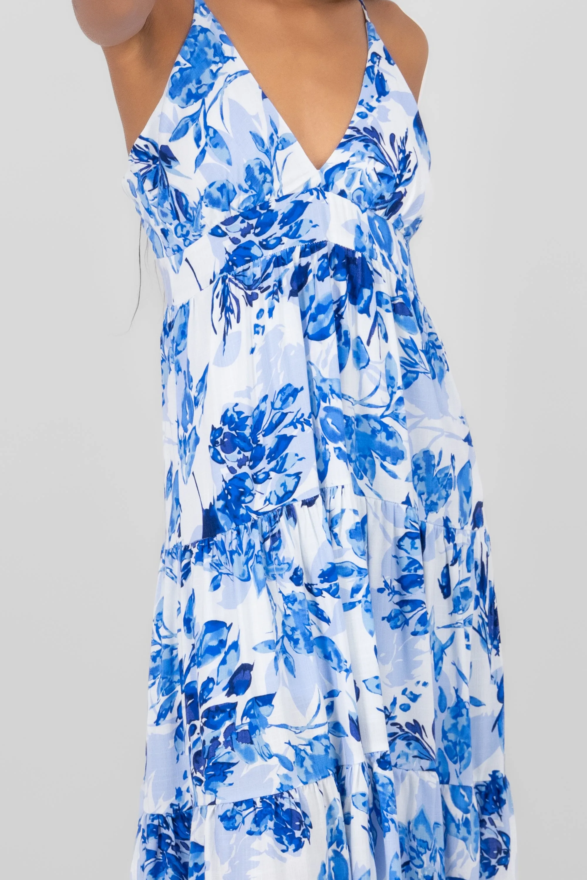 Vestido midi estampado flores sold by Shasa product image thumbnail 5