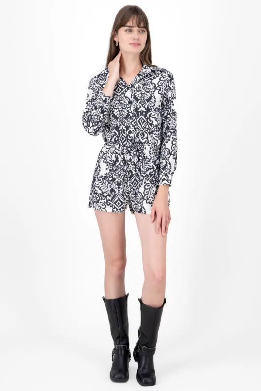 Romper estampado manga larga sold by Shasa