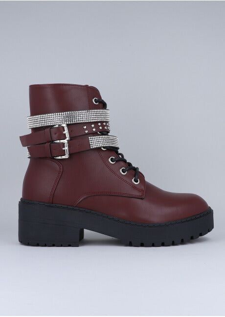 Botas Combat Brillos sold by Shasa