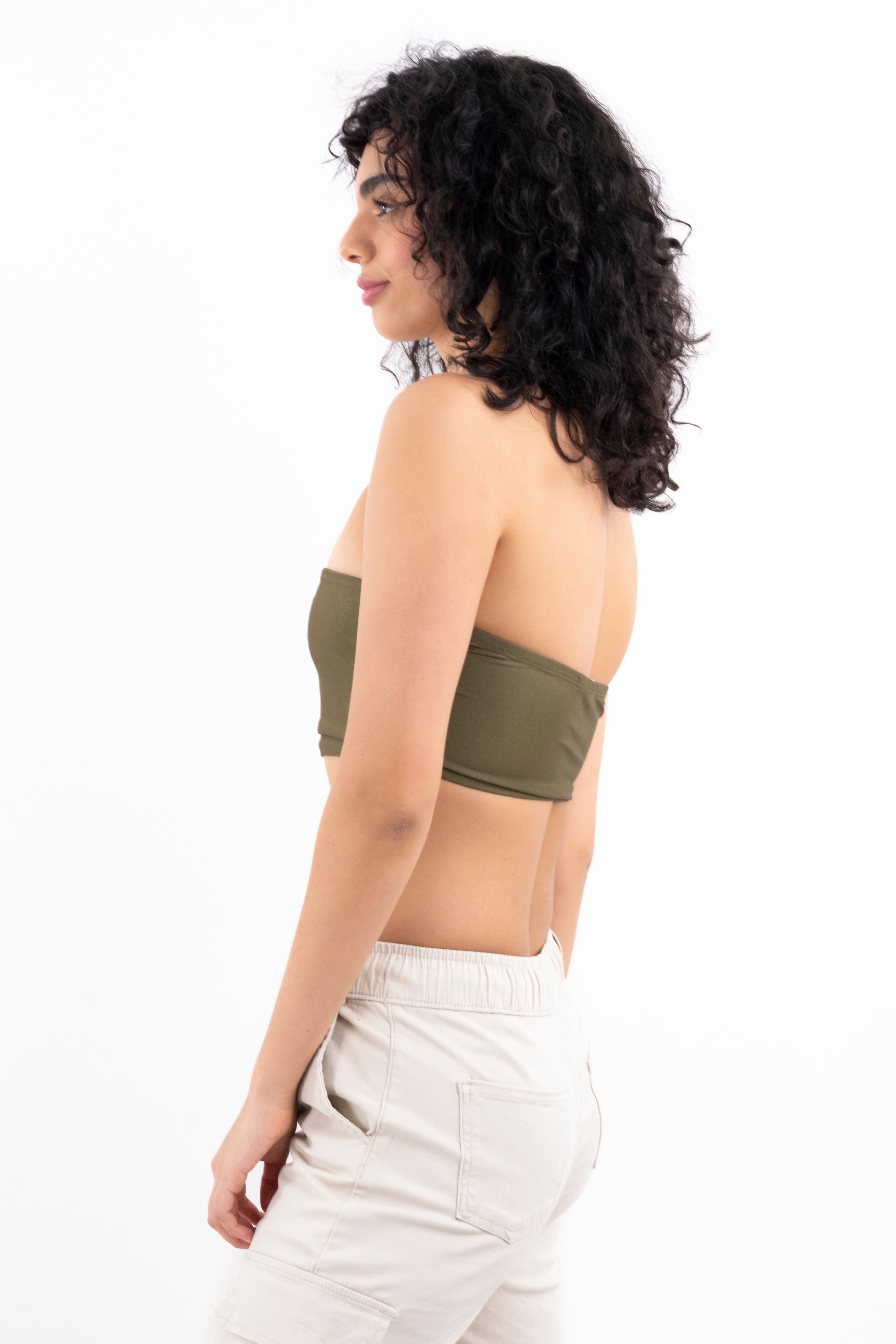 Top crop tubo strapless sold by Shasa product image thumbnail 3