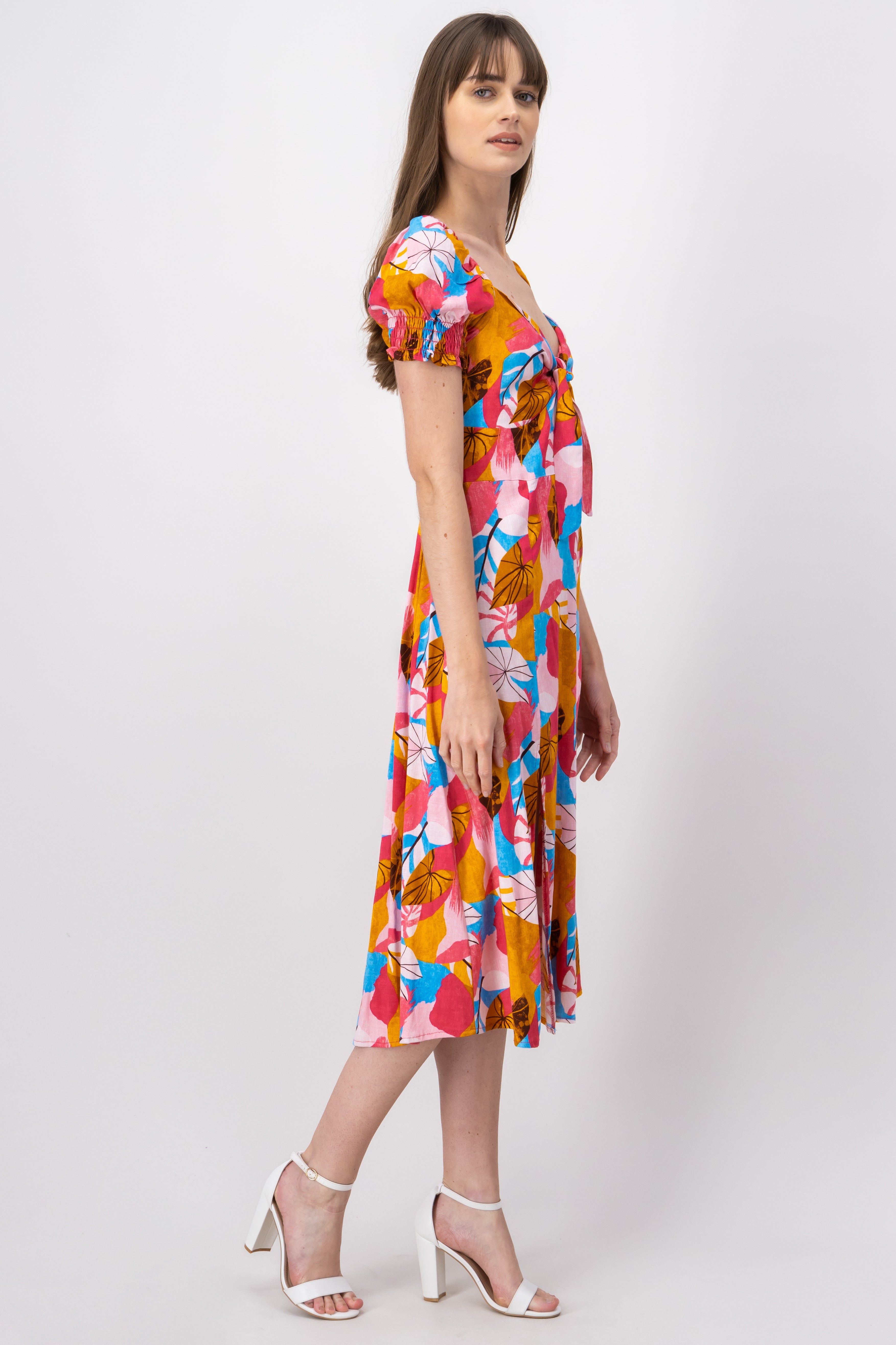 Vestido maxi detalle estampado sold by Shasa product image thumbnail 3