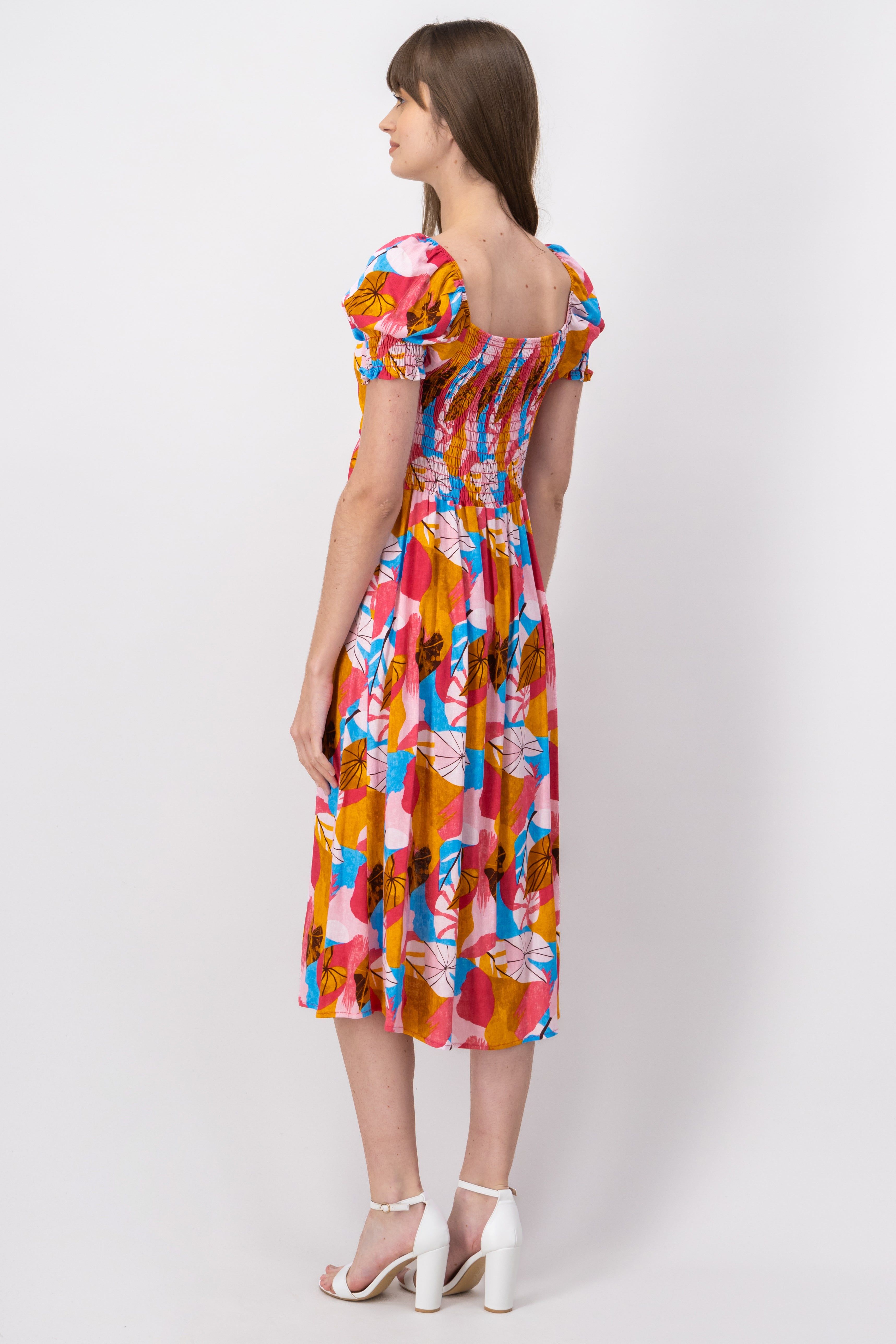 Vestido maxi detalle estampado sold by Shasa product image thumbnail 4