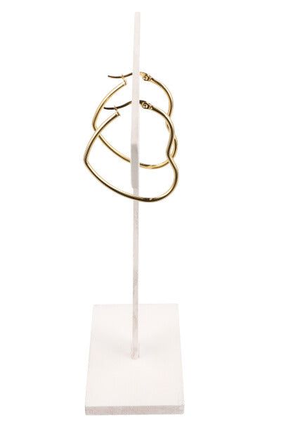 Arracadas corazón monocolor sold by Shasa product image thumbnail 2