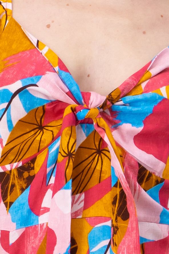 Vestido maxi detalle estampado sold by Shasa product image thumbnail 5