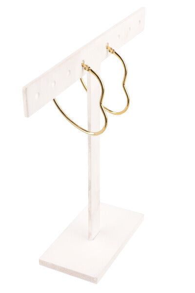 Arracadas corazón monocolor sold by Shasa