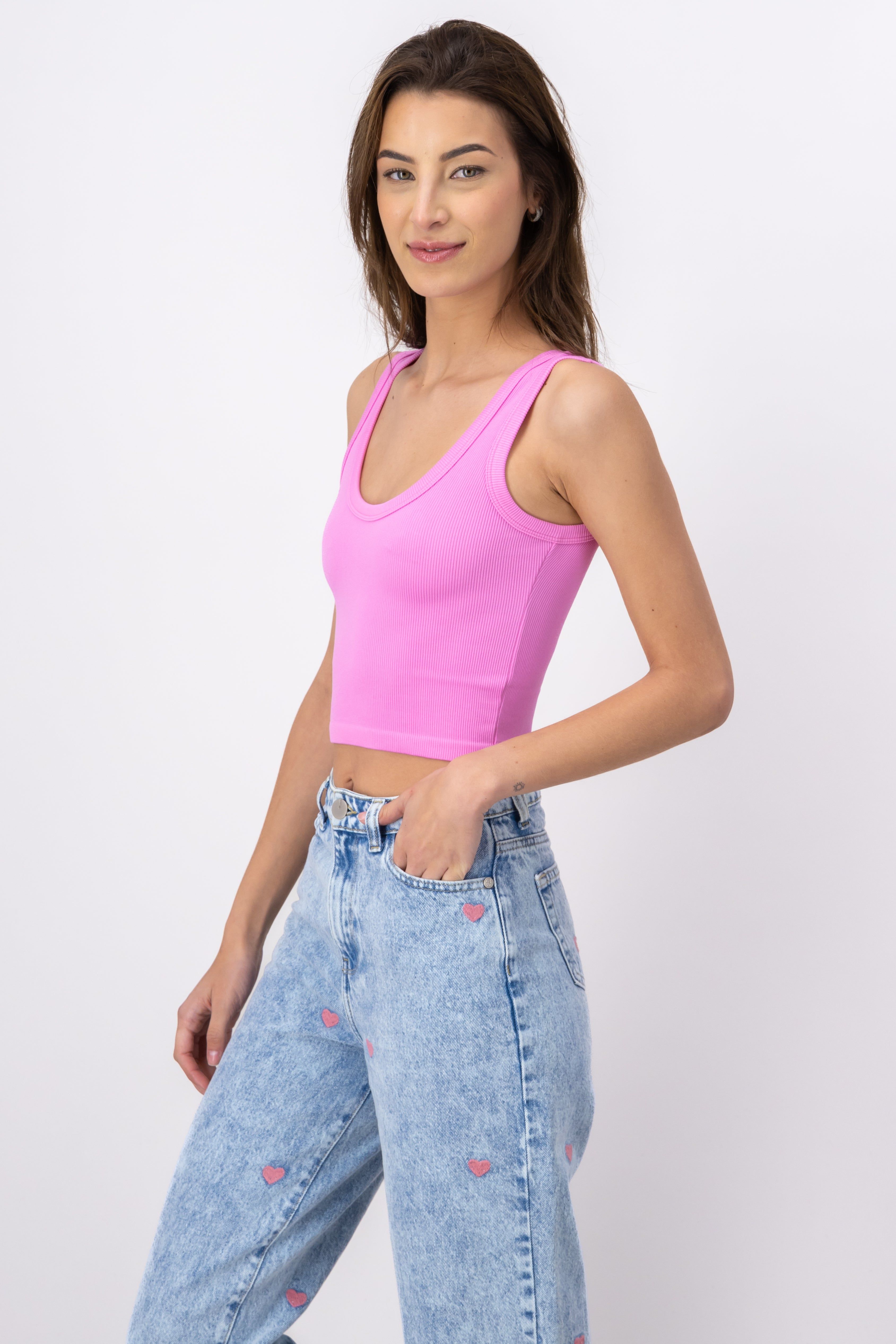 Top Escote Seamless Liso sold by Shasa product image thumbnail 3