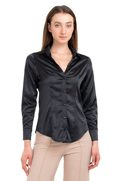 Camisa Satín Manga Larga sold by Shasa product image thumbnail 2