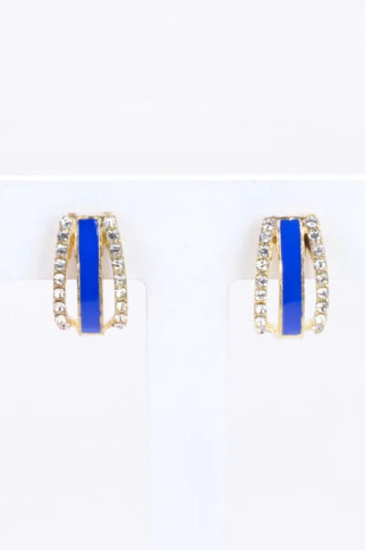 Arracadas 3 Lineas Color sold by Shasa