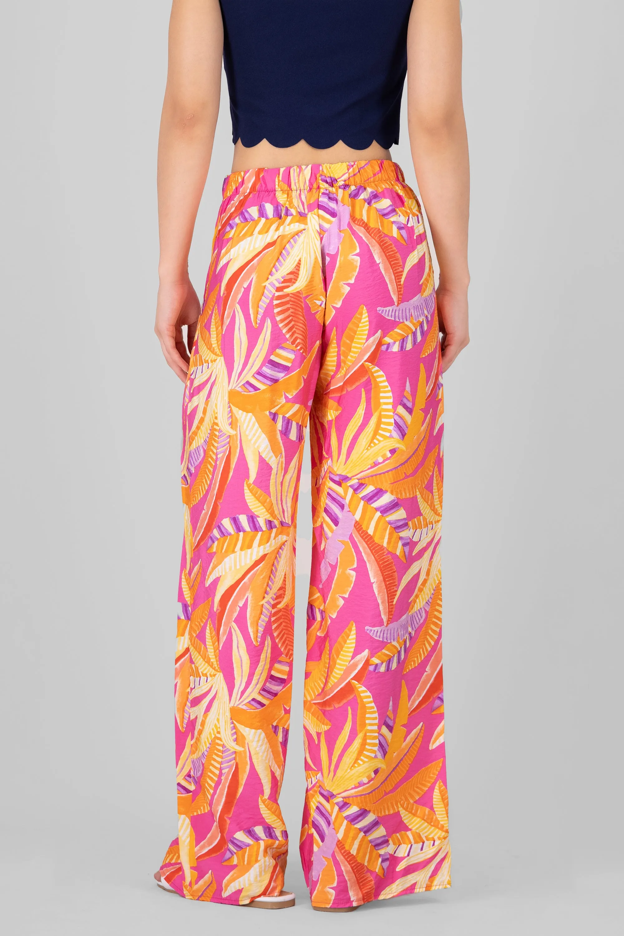 Pantalon amplio estampado tropical sold by Shasa product image thumbnail 4