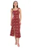 Vestido maxi tirantes cintas floreado sold by Shasa