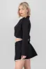 Saco crop detalle constraste sold by Shasa