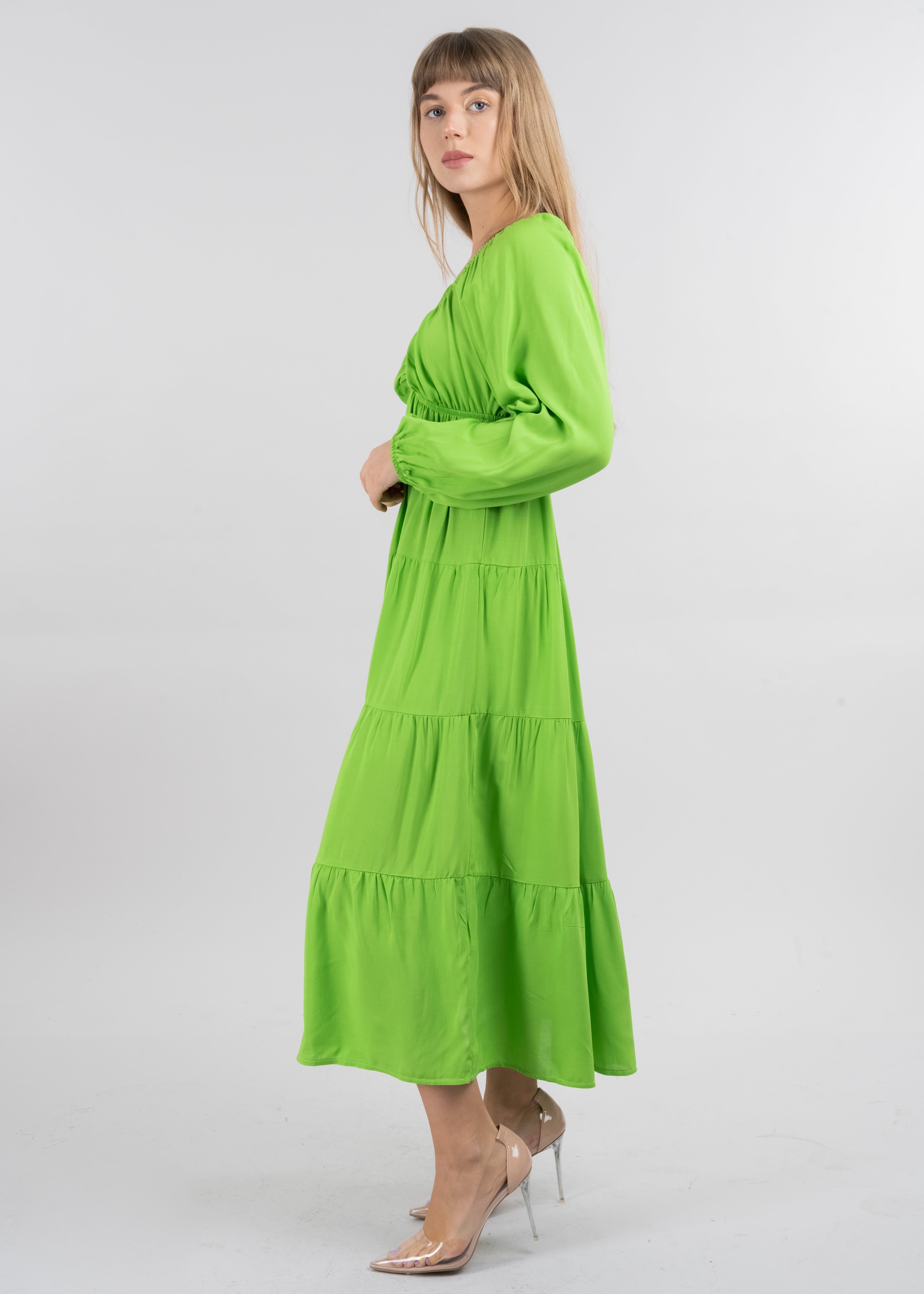 Vestido maxi manga larga amplio sold by Shasa product image thumbnail 3