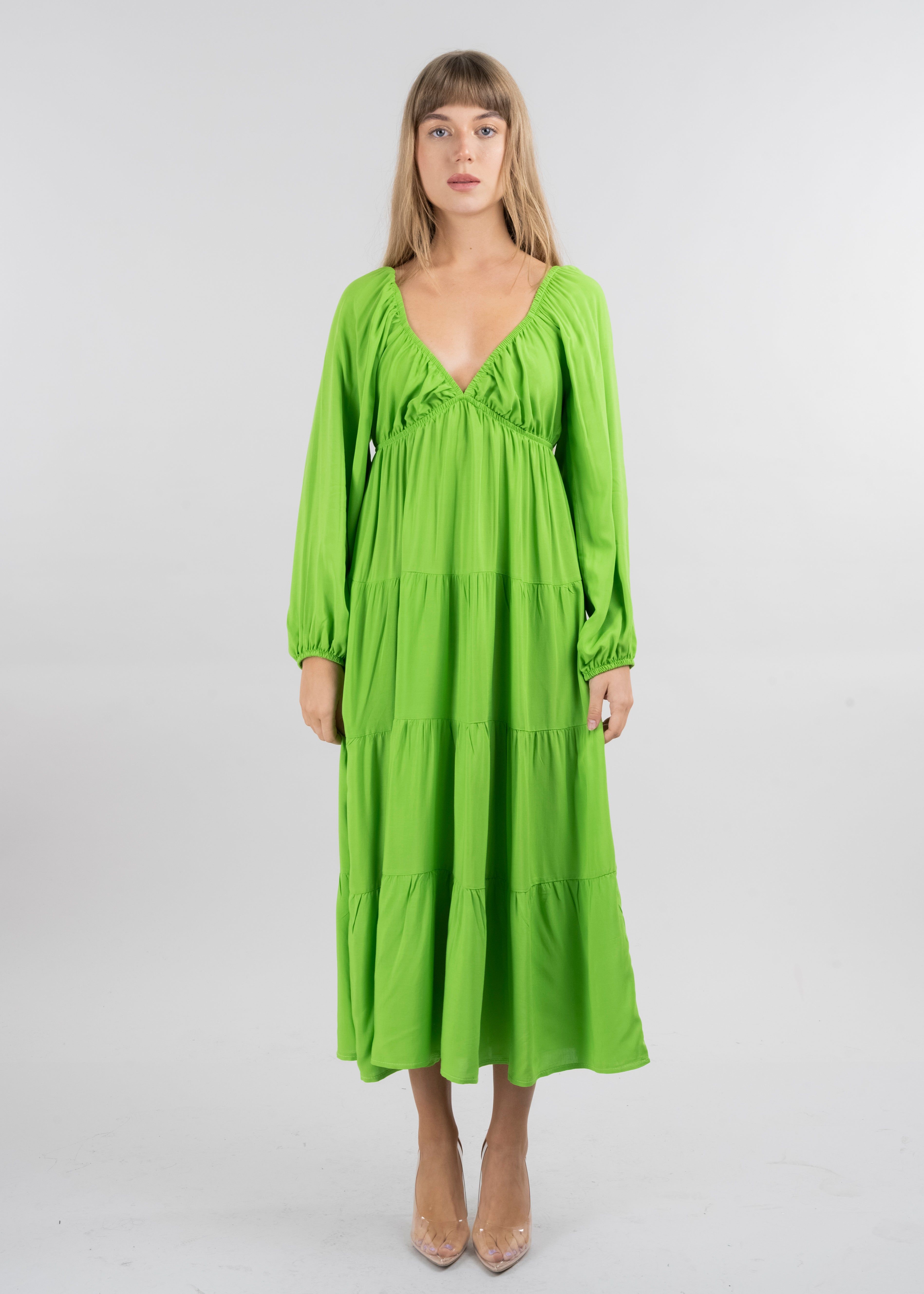 Vestido maxi manga larga amplio sold by Shasa product image thumbnail 2