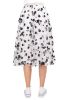 Falda midi mesh flores smock sold by Shasa