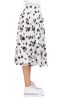 Falda midi mesh flores smock sold by Shasa