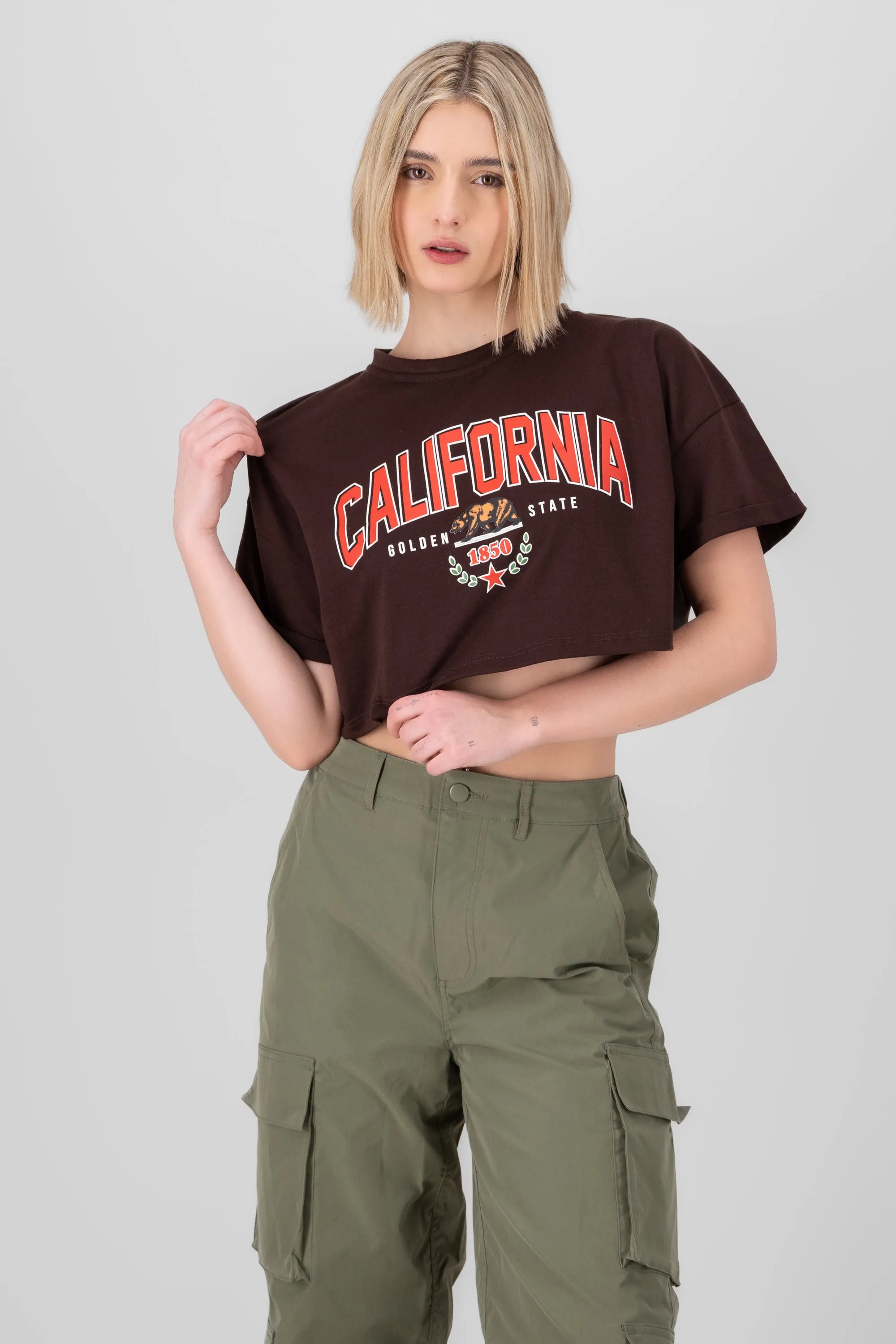 Playera Crop California sold by Shasa