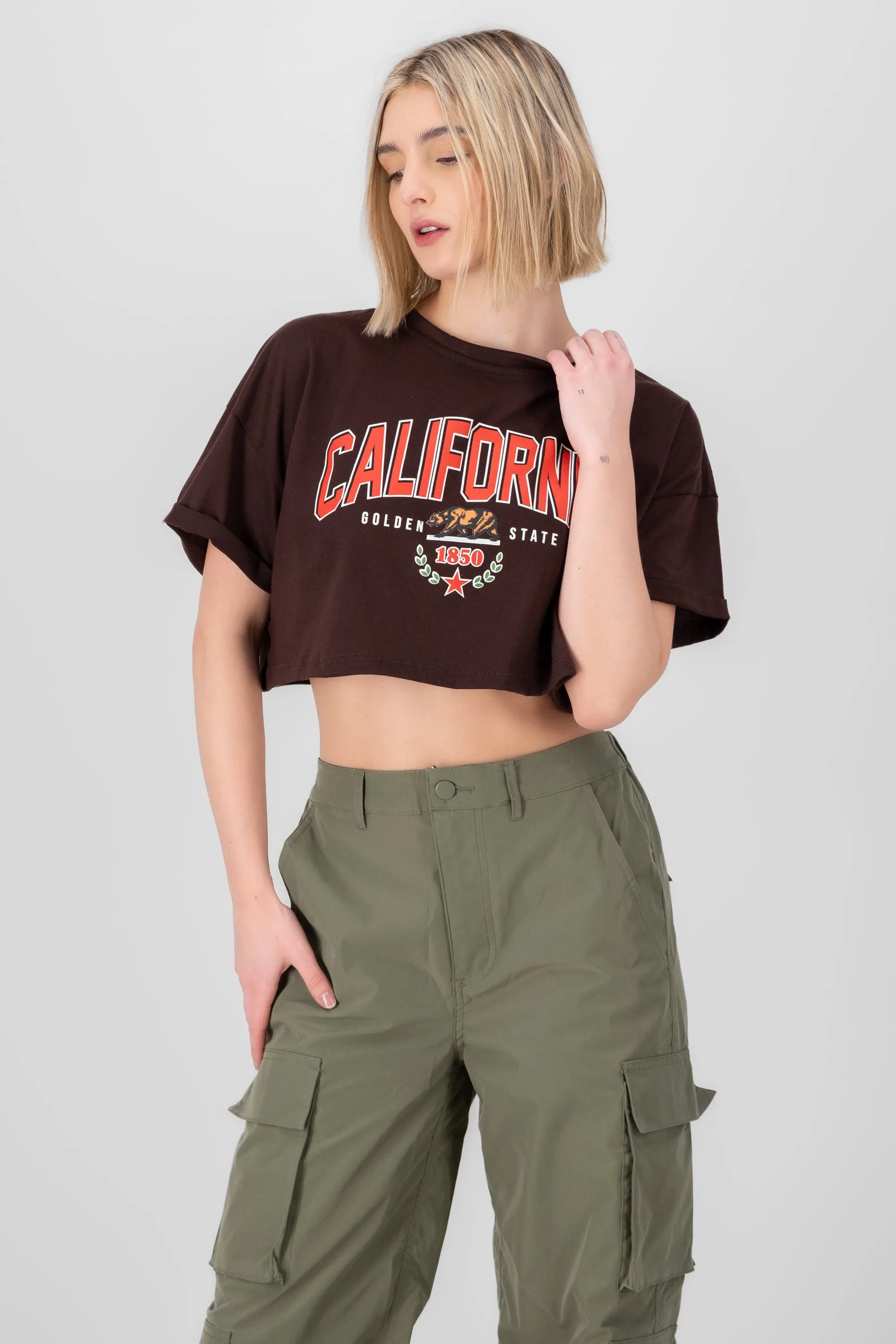 Playera Crop California sold by Shasa product image thumbnail 2